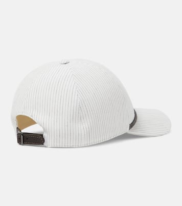 Linen and cotton baseball cap | Brunello Cucinelli
