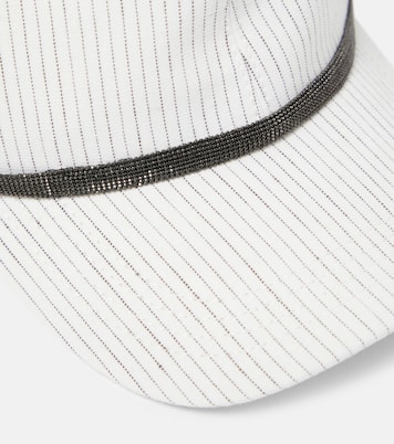 Linen and cotton baseball cap | Brunello Cucinelli