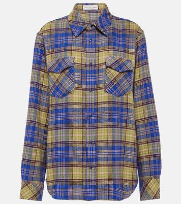 Tartan cashmere shirt | God's True Cashmere