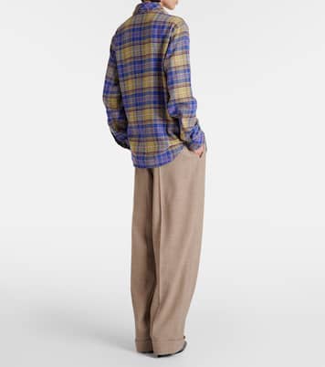 Tartan cashmere shirt | God's True Cashmere