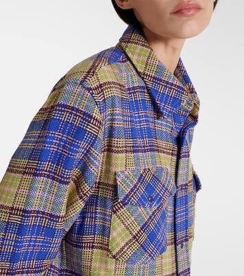 Tartan cashmere shirt | God's True Cashmere