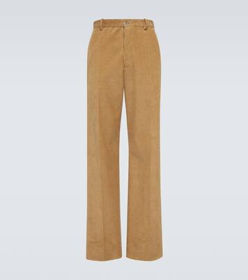 Cotton corduroy straight pants | Bottega Veneta
