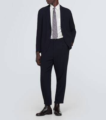 Virgin wool straight pants | Giorgio Armani