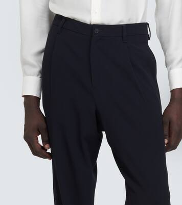 Virgin wool straight pants | Giorgio Armani