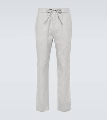 Pantalon droit Oscar en lin et coton | Frescobol Carioca