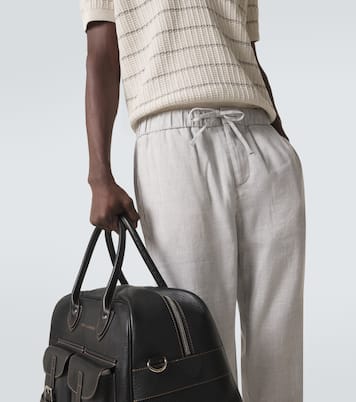 Pantalon droit Oscar en lin et coton | Frescobol Carioca