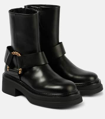 Chic Sophistication leather combat boots | Dorothee Schumacher