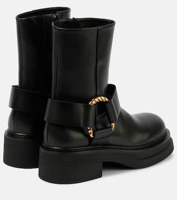 Chic Sophistication leather combat boots | Dorothee Schumacher