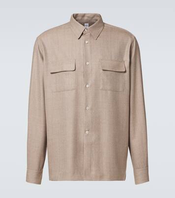 Chemise en laine à chevrons | Berluti