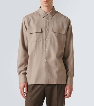 Chemise en laine à chevrons | Berluti