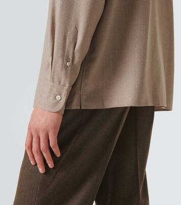 Chemise en laine à chevrons | Berluti