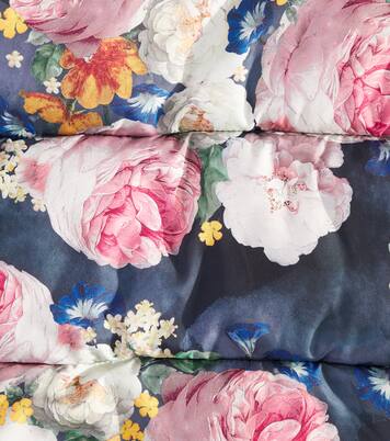 Giacca imbottita con stampa floreale | Monnalisa