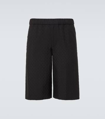 Skull jacquard Bermuda shorts | McQueen