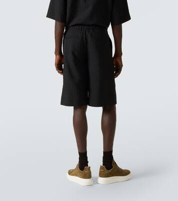 Skull jacquard Bermuda shorts | McQueen
