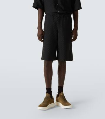 Skull jacquard Bermuda shorts | McQueen