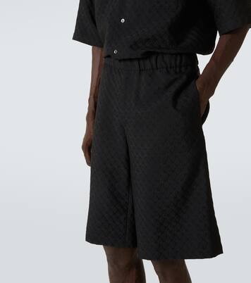 Skull jacquard Bermuda shorts | McQueen