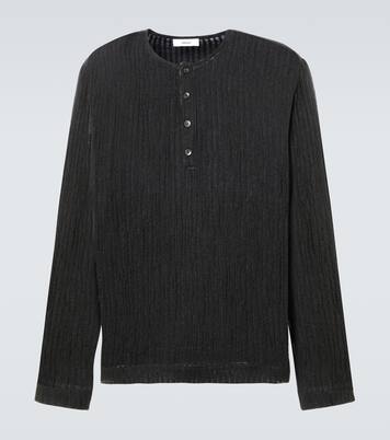 Striped Henley shirt | Commas