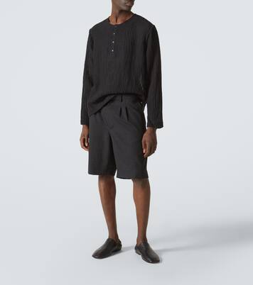 Striped Henley shirt | Commas