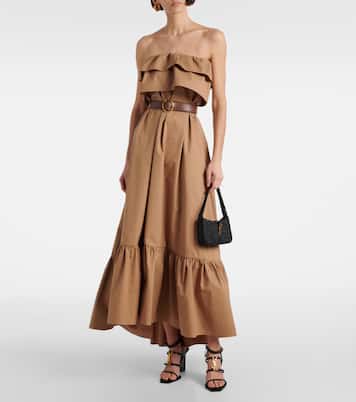 Sac Le 5 à 7 Mini en raphia | Saint Laurent