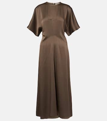 Abito midi Keany in raso | Isabel Marant