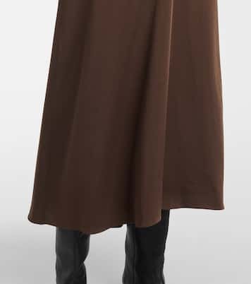 Abito midi Keany in raso | Isabel Marant