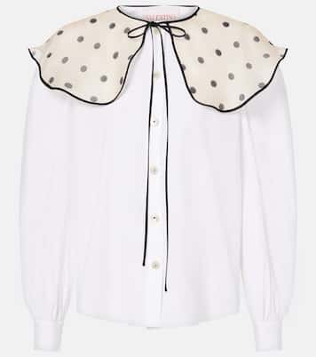 Bluse aus Baumwollpopeline | Valentino