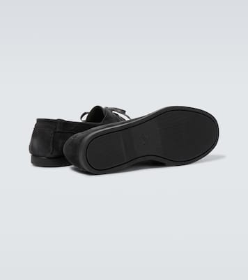 Segelschuhe City Moc aus Veloursleder | Saman Amel