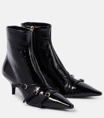 Patent leather ankle boots | Miu Miu