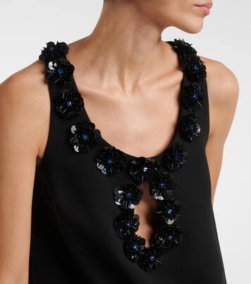 Minikleid Delis aus Crêpe mit Pailletten | Max Mara