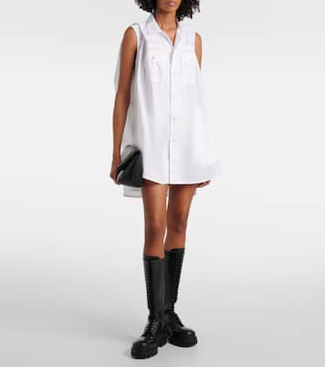 Abito corto in popeline | Sacai