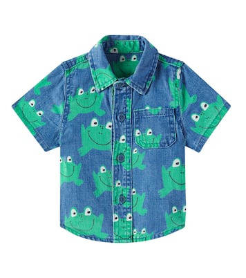 Baby printed cotton shirt | Stella McCartney Kids