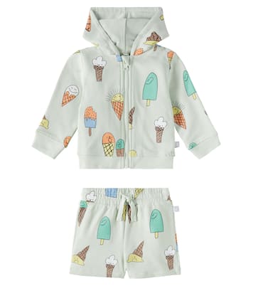 Bebé - set de sudadera y shorts de forro polar | Stella McCartney Kids