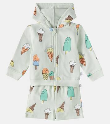 Bebé - set de sudadera y shorts de forro polar | Stella McCartney Kids