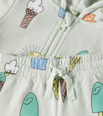 Bebé - set de sudadera y shorts de forro polar | Stella McCartney Kids