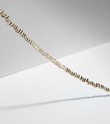 Halskette aus 18kt Gelbgold mit Diamanten | Suzanne Kalan