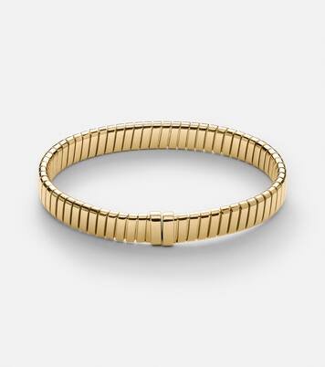 Bvlgari Tubogas 18kt gold bracelet with diamonds  | Bvlgari