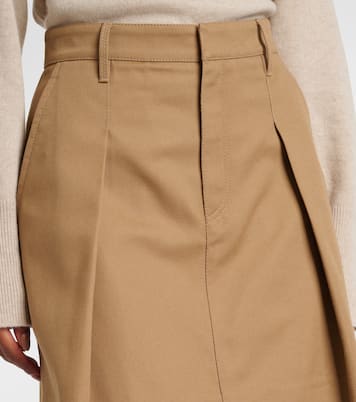 Minifalda de algodón con cuentas Monili | Brunello Cucinelli