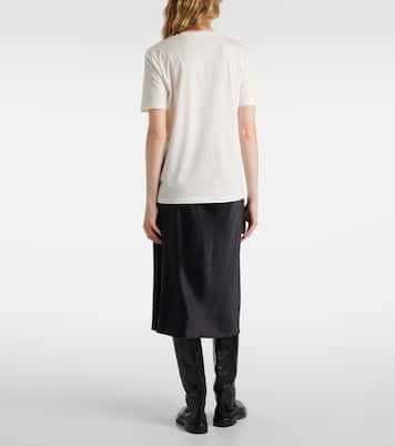 T-Shirt aus Baumwolle und Seide | Joseph