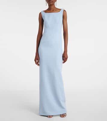 Embellished caped gown | Safiyaa