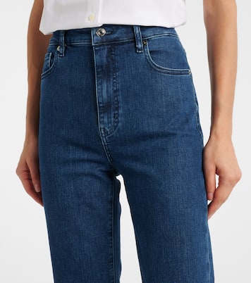 Icon cropped mid-rise straight jeans | Frame