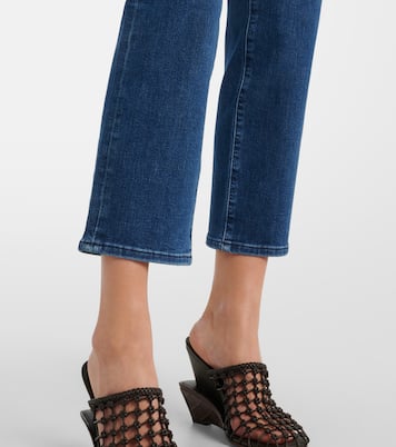 Icon cropped mid-rise straight jeans | Frame
