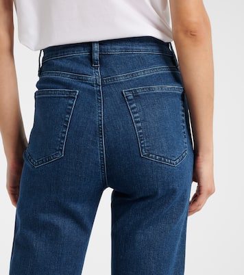 Icon cropped mid-rise straight jeans | Frame