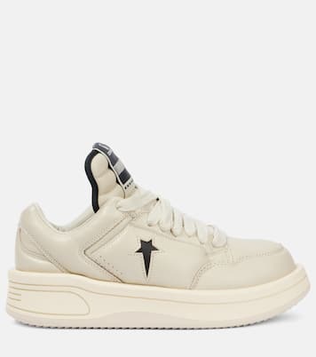 x Converse Turbowpn leather sneakers | Rick Owens