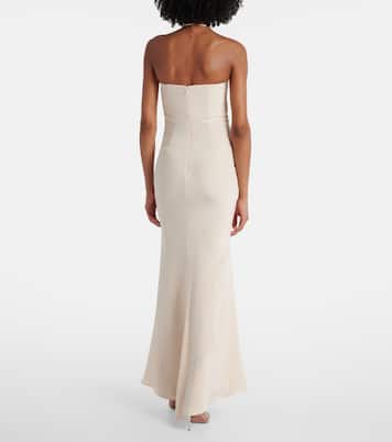 Embellished halterneck silk gown | Roland Mouret