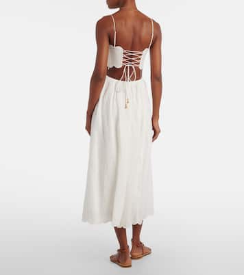 Midikleid Rhiannon aus Leinen | Zimmermann