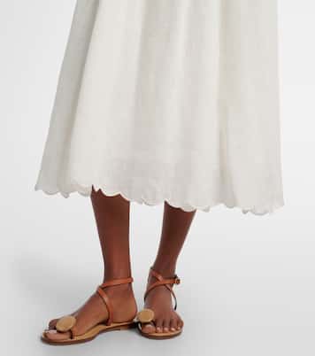 Midikleid Rhiannon aus Leinen | Zimmermann
