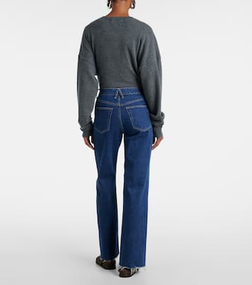 Jeans Grace a gamba larga e vita alta | Slvrlake