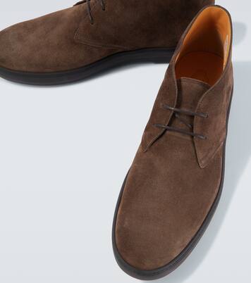 Suede combat boots | Tod's