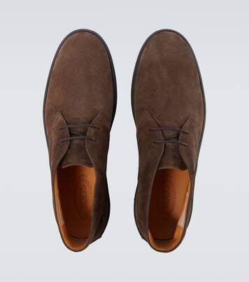 Suede combat boots | Tod's