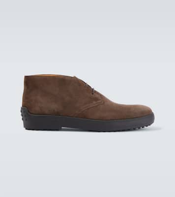 Suede combat boots | Tod's